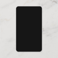 Create Your Own Black Custom Design Holiday Card