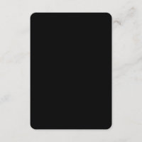 Create Your Own Black Custom Design Holiday Card