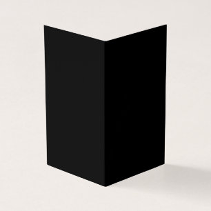 Create Your Own Black Custom Design Holiday Card