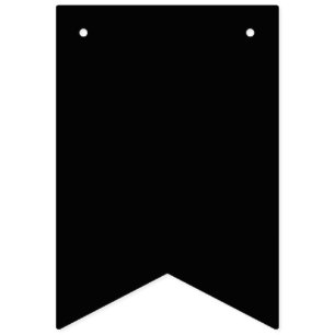 Create Your Own Black Custom Design Holiday Card Bunting
