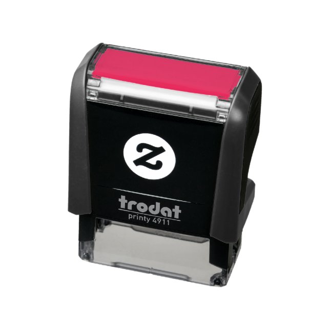 Create Your Own Black Custom Design Holiday Card Self-inking Stamp (Product)