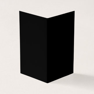 Create Your Own Black Custom Folded Card