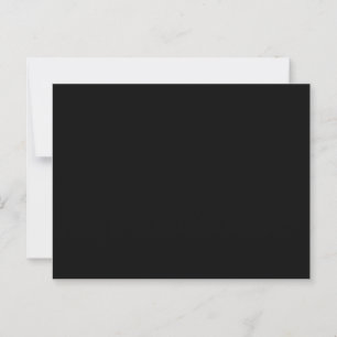 Create Your Own Black Custom Personalised Postcard