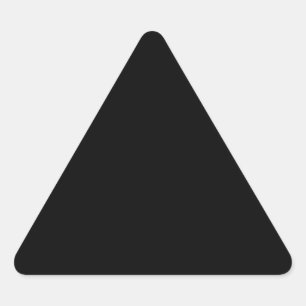 Create Your Own Black Custom Triangle Stickers