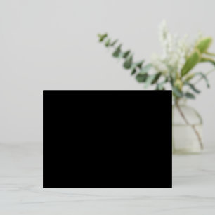 Create Your Own Black CustomFoil Holiday Post Card