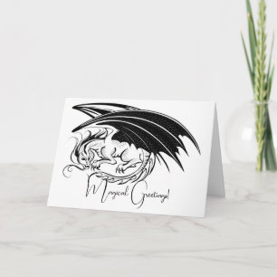 Create Your Own Black Dragon Card