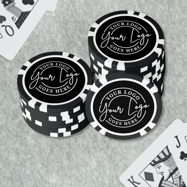 Create Your Own Black Logo Poker Chips (Create Your Own Black Logo Poker Chips)