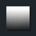 Create Your Own Black Ombre Canvas Print<br><div class="desc">You can choose your favourite colour to coordinate with the ombre background.</div>