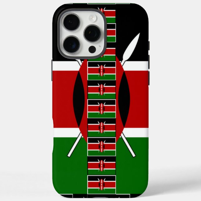 Create Your Own Black Red Green Case-Mate iPhone Case (Back)