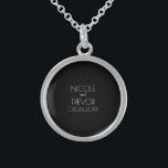 Create Your Own - Black Sterling Silver Necklace<br><div class="desc">Black Minimalist

From our ‘Black Minimalist’ Collection. Visit our shop for more coordinating wedding and event supplies,  decor and favours.</div>