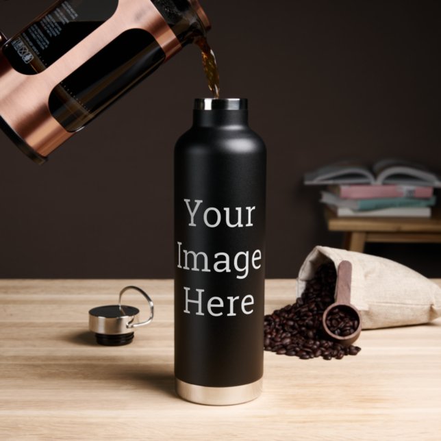 Custom Water Bottle Style: Thor Copper Vacuum Insulated Bottle, Size: Water Bottle (950 ml), Colour: NullValue (Insitu (Coffee))