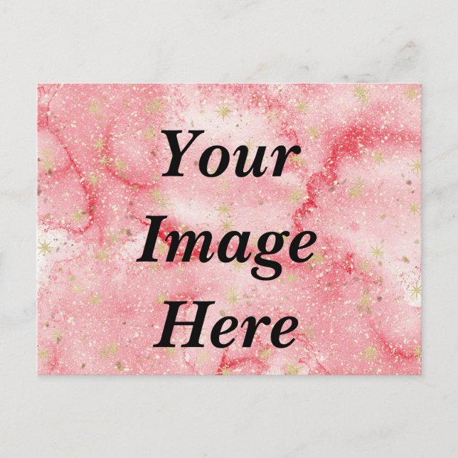 Create Your Own Blank Template Custom Photo Postcard (Front)