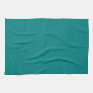 Create Your Own Blank Template Teal Blue Elegant Tea Towel