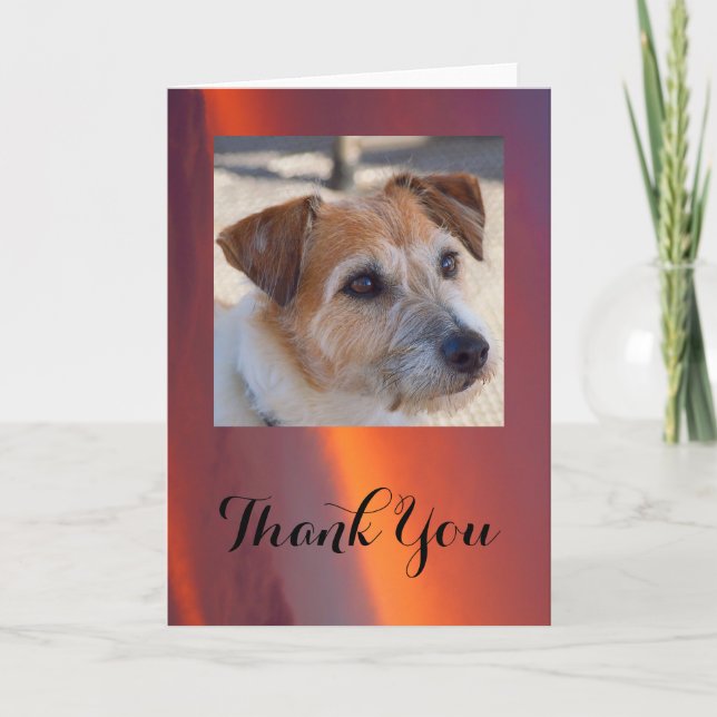 Create your own blank thank you card (Front)