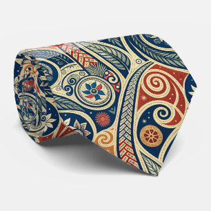 Create Your Own Bold Festive Tribal Summer Tie