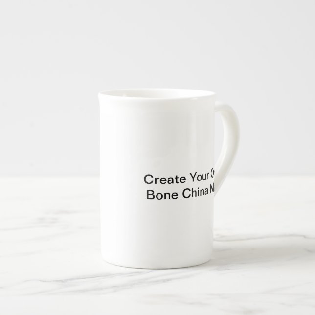 "Create Your Own" Bone China Mug (Front Right)