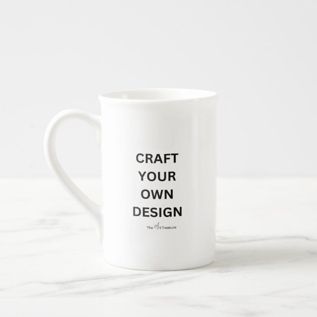 Create Your Own Bone China Mug - Design Yourself (Left)