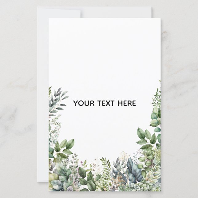 Create Your Own Botanical Design (Front)