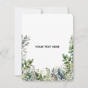 Create Your Own Botanical Design Card