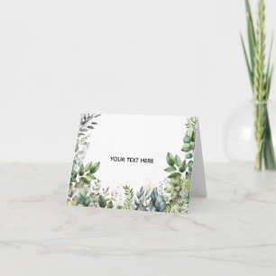 Create Your Own Botanical Design Card