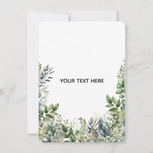 Create Your Own Botanical Design Card