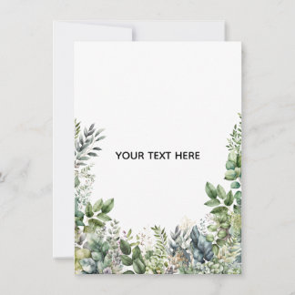 Create Your Own Botanical Design Card