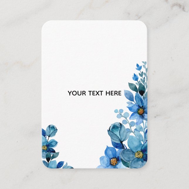 Create Your Own Botanical Design Enclosure Card (Front)