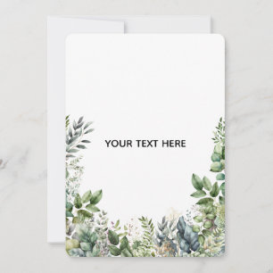 Create Your Own Botanical Design Invitation