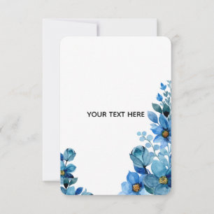 Create Your Own Botanical Design RSVP Card