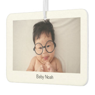 Create Your Own Both Sides Baby Photo Unique Car Car Air Freshener