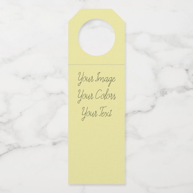 Create Your Own Bottle Tag (Front)
