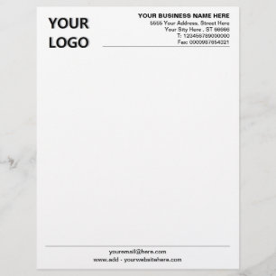 Create Your Own Branded Company Letterhead Example