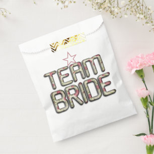 Create Your Own Bride Team Wedding Party Time Favour Bags