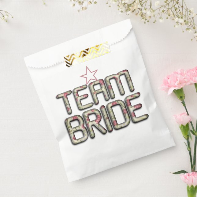 Create Your Own Bride Team Wedding Party Time Favour Bags (Sealed)