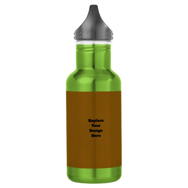 Create Your Own Brown 532 Ml Water Bottle (Left)