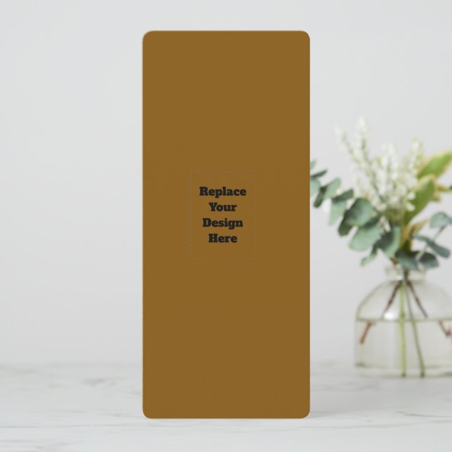 Create Your Own Brown Advice Card (Standing Front)
