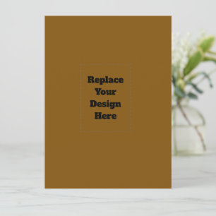 Create Your Own Brown Announcement