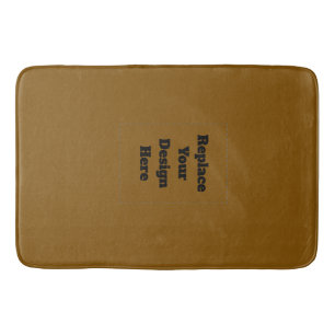 Create Your Own Brown Bath Mat