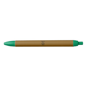 Create Your Own Brown Black Ink Pen