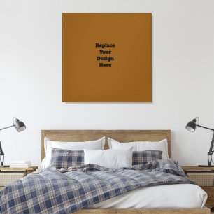 Create Your Own Brown Canvas Print