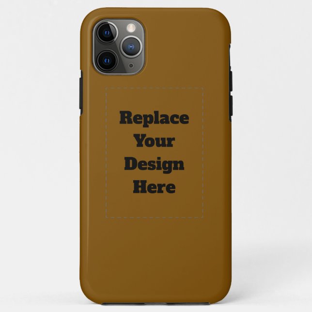 Create Your Own Brown Case-Mate iPhone Case (Back)
