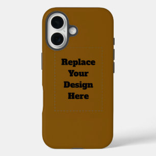 Create Your Own Brown iPhone 16 Case