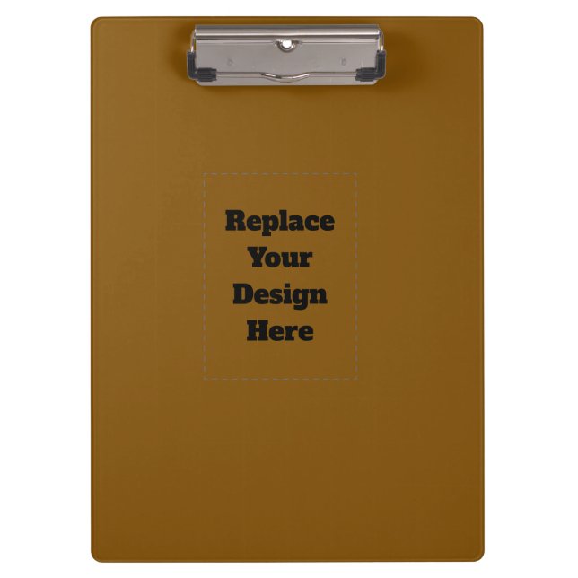 Create Your Own Brown Clipboard (Front)