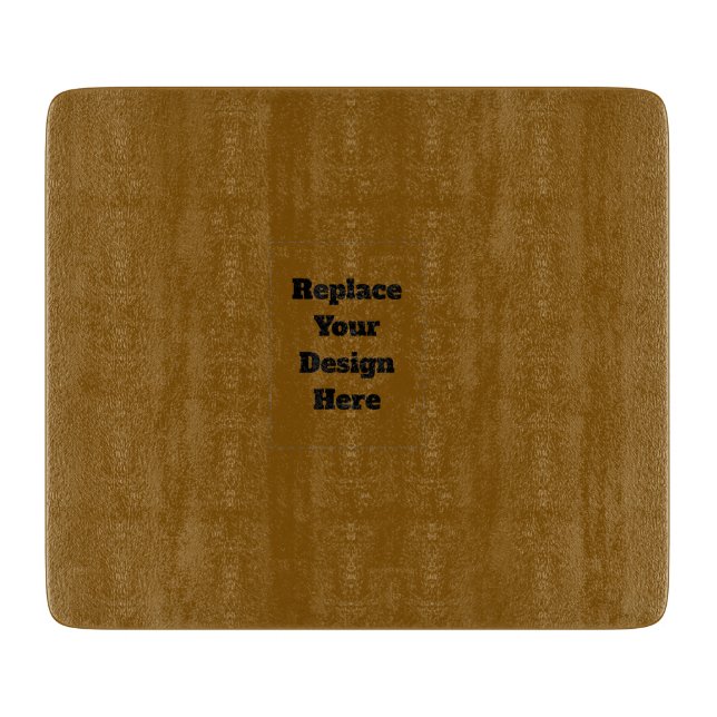 Create Your Own Brown Cutting Board (Front)
