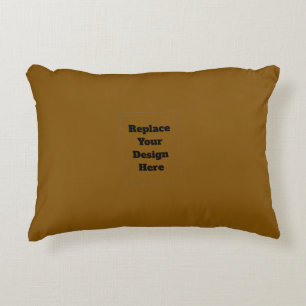 Create Your Own Brown Decorative Cushion