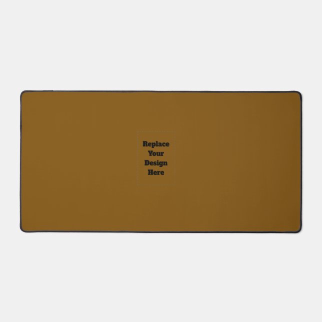 Create Your Own Brown Desk Mat (Front)