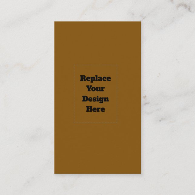 Create Your Own Brown Enclosure Card (Front)