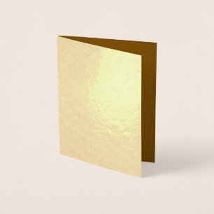 Create Your Own Brown Foil Card