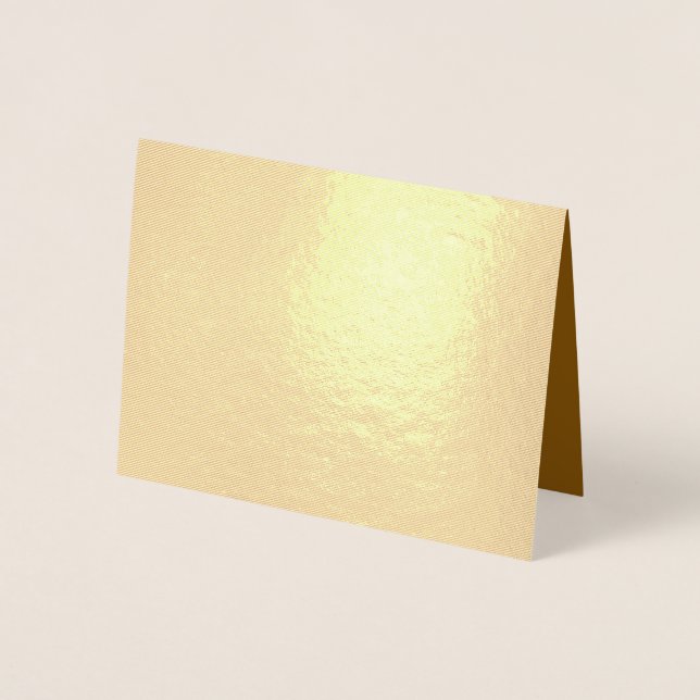 Create Your Own Brown Foil Card (Front)