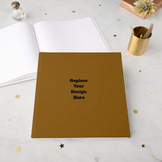 Create Your Own Brown Guest Book